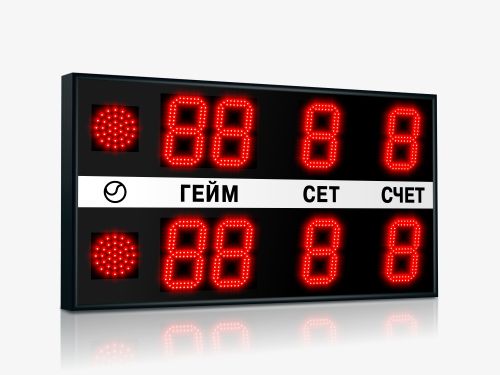 Табло для большого тенниса 1050х600 мм Табло для большого тенниса 1050х600 мм