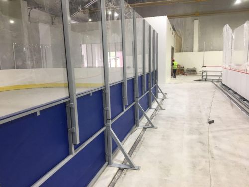 Хоккейная площадка 56х26 м стеклопластик#7