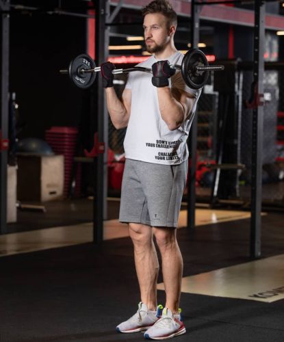 Гриф для штанги EZ-образный STARFIT BB-101 120 см, d=25 мм#6