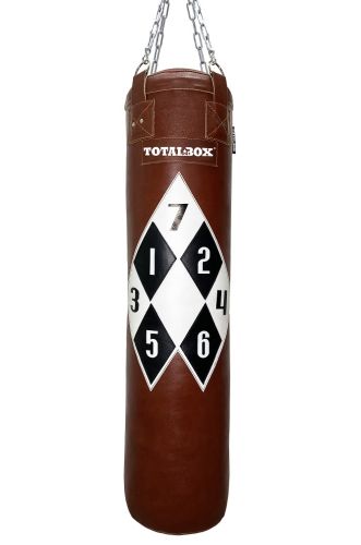 Мешок боксерский кожаный "с разметкой" TOTALBOX СМКР 30х120 см 45 кг#2