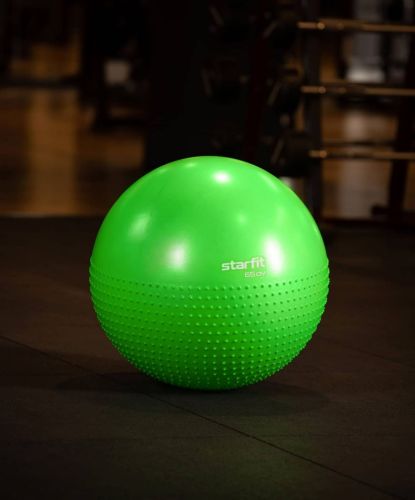 Фитбол полумассажный STARFIT GB-201 65 см (зеленый)#4