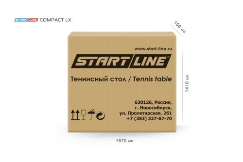 Теннисный стол START LINE Compact LX Green (с сеткой)#7