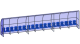 Скамейка для запасных игроков (18 мест, боковины закрыты) СТ-173#2 Скамейка для запасных игроков (18 мест, боковины закрыты) СТ-173#2
