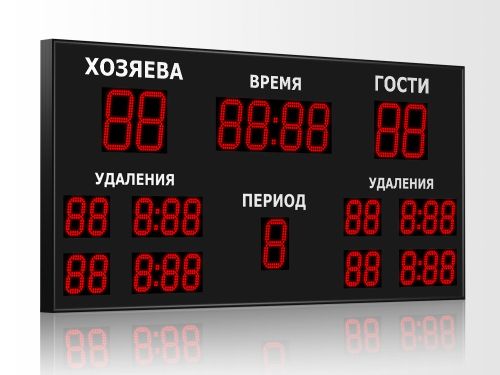 Табло для хоккея 2000x950 мм Табло для хоккея 2000x950 мм