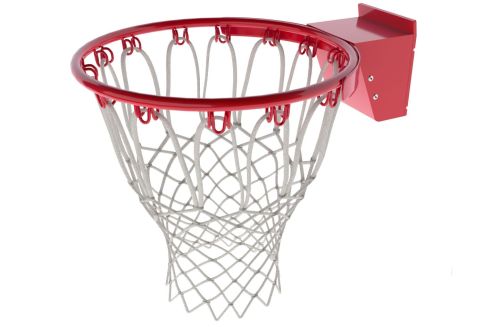 Кольцо баскетбольное тренировочное с амортизатором №7 (пруток 20 мм) с сеткой СТП-239