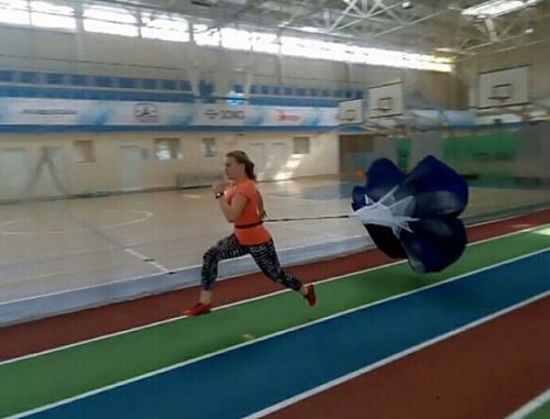 Парашют для бега (профессиональный уровень)#3