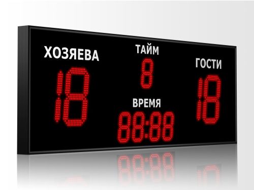 Табло для футбола 1700x600 мм Табло для футбола 1700x600 мм