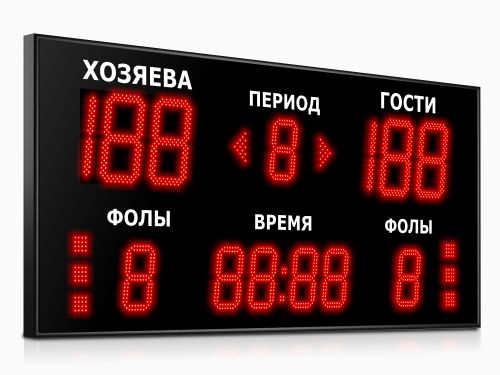 Табло для баскетбола 1750х800 мм