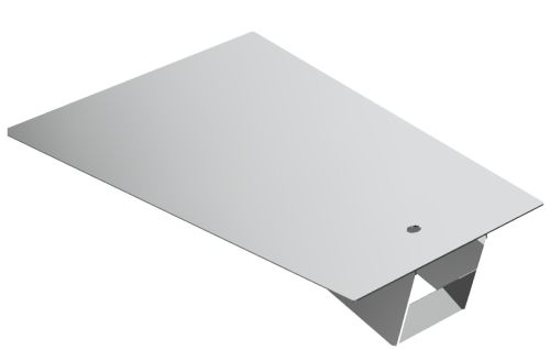 Крышка ящика для упора шеста (стальной лист 3 мм)