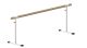 Станок переносной для хореографии (балета) однорядный с резиновыми накладками 1500 мм (сосна) СТ-336#2 Станок переносной для хореографии (балета) однорядный с резиновыми накладками 1500 мм (сосна) СТ-336#2