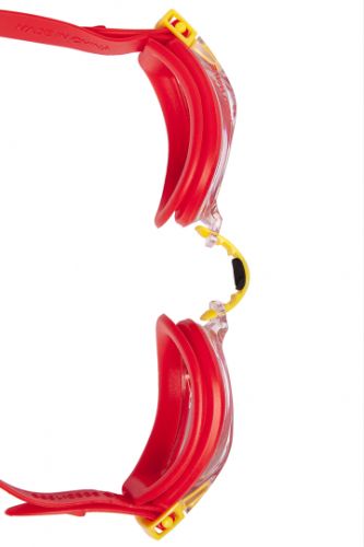 Очки для плавания детские MADWAVE Bubble kids (красный)#3