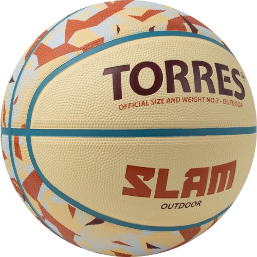 Мяч баскетбольный TORRES Slam №7 (износостойкая резина)#3 Мяч баскетбольный TORRES Slam №7 (износостойкая резина)#3