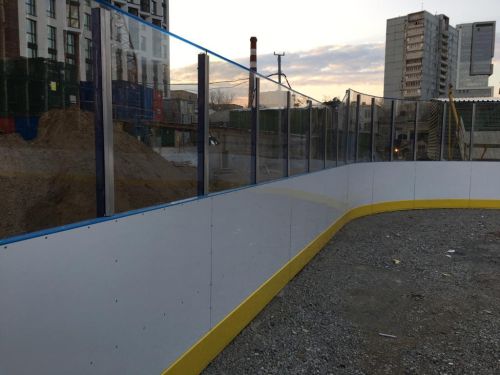 Хоккейная площадка 30х15 м стеклопластик#13