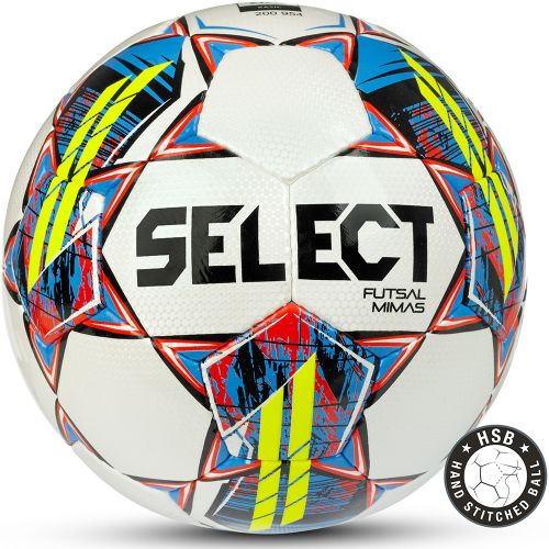 Мяч футзальный SELECT Futsal Mimas №4 FIFA BASIC (ПУ) бело-сине-красный Мяч футзальный SELECT Futsal Mimas №4 FIFA BASIC (ПУ) бело-сине-красный