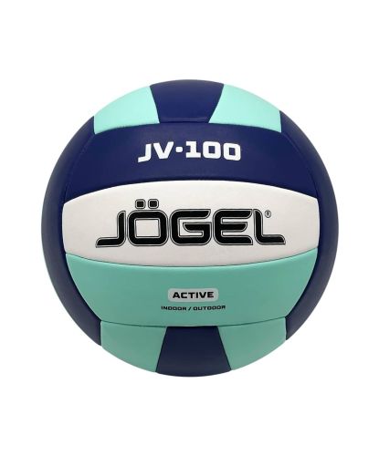 Мяч волейбольный Jogel JV-100 №5 (синий/мятный) Мяч волейбольный Jogel JV-100 №5 (синий/мятный)