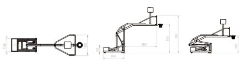 Стойка баскетбольная мобильная Hong Kang HKF-1002 FIBA-2023#2