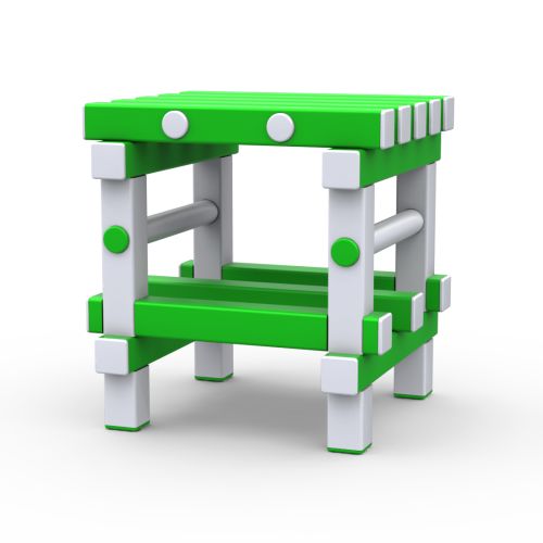 Табурет пластиковый 420х420х450 мм#4 Табурет пластиковый 420х420х450 мм#4