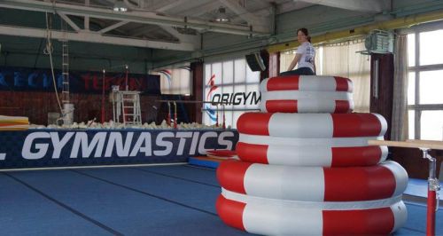 Надувной торовый батут (2 кольца)#7