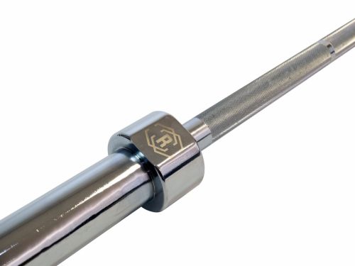 Гриф олимпийский прямой хромированный 86" до 226 кг REBEL R-OB86-500C#3
