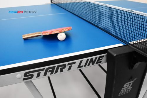Теннисный стол START LINE VICTORY Indoor Blue (с сеткой)#6 Теннисный стол START LINE VICTORY Indoor Blue (с сеткой)#6