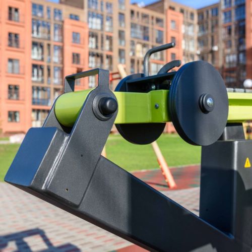 Уличный тренажер Жим вверх с переменной нагрузкой ZAVODSPORTA Power-1801#4 Уличный тренажер Жим вверх с переменной нагрузкой ZAVODSPORTA Power-1801#4