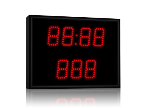 Табло для гиревого спорта 400x300 мм R 0.5 Кд красный (мастер-табло)