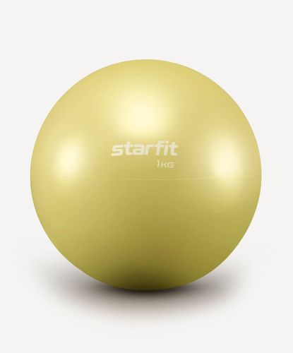 Медбол STARFIT GB-703 1 кг (желтый пастель) Медбол STARFIT GB-703 1 кг (желтый пастель)