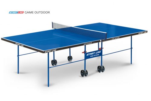 Всепогодный теннисный стол START LINE Game Outdoor 2 Blue (с сеткой) Всепогодный теннисный стол START LINE Game Outdoor 2 Blue (с сеткой)