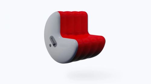 Надувной гимнастический цилиндр 3/4 (фляк-тренер)