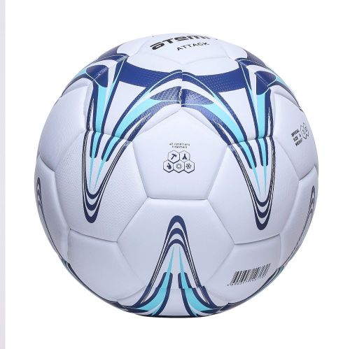 Мяч футбольный ATEMI ATTACK №3 (ПУ+ЭВА) Thermo mould бело-сине-голубой#2 Мяч футбольный ATEMI ATTACK №3 (ПУ+ЭВА) Thermo mould бело-сине-голубой#2