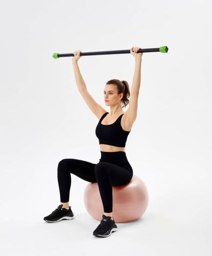 Фитбол STARFIT GB-109 55 см (антивзрыв, с насосом) персиковый#4 Фитбол STARFIT GB-109 55 см (антивзрыв, с насосом) персиковый#4