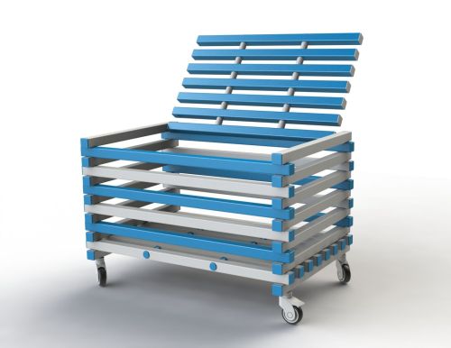 Корзина для хранения акваинвентаря 1200х800х700 мм (без колес)#3