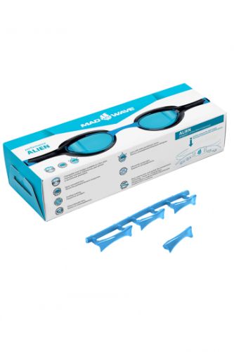 Очки для плавания MADWAVE ALIEN (голубой)#4