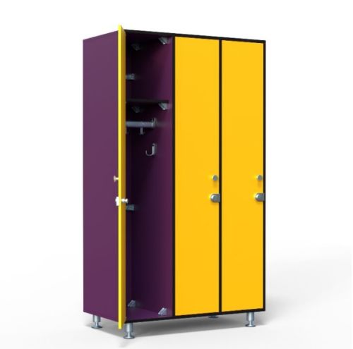 Шкаф для раздевалок HPL ТС 1-22 900х500х1850 мм