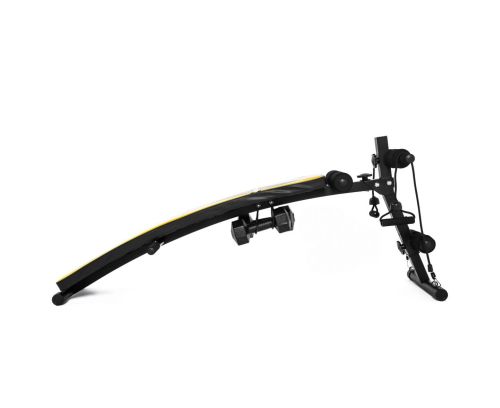 Скамья для пресса DFC D102RY (с гантелями и эспандерами)#3