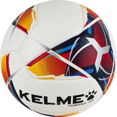 Мяч футбольный KELME Vortex 21.1 №5 (ПУ) бело-мультиколор#4 Мяч футбольный KELME Vortex 21.1 №5 (ПУ) бело-мультиколор#4