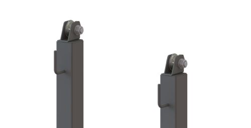 Стойки для бадминтона стационарные со стаканами СТ-176#2