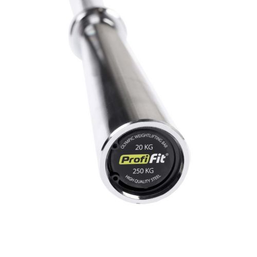 Гриф для штанги олимпийский 2200 мм, d=50 мм (до 250 кг, замки-пружины) PROFI-FIT#3 Гриф для штанги олимпийский 2200 мм, d=50 мм (до 250 кг, замки-пружины) PROFI-FIT#3