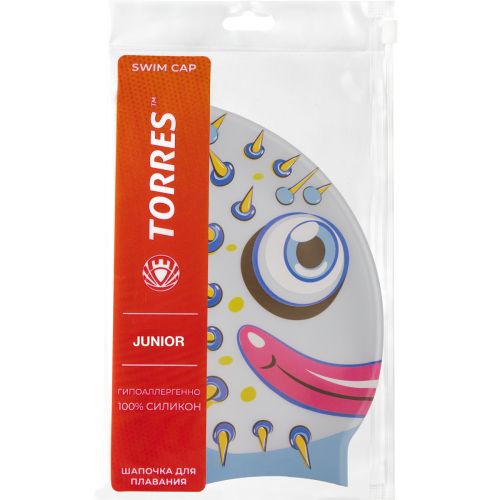 Шапочка для плавания детская TORRES Junior SSW-12206BF (силикон)#2