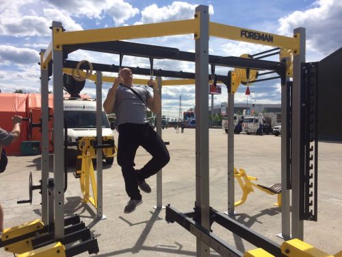 Уличная многофункциональная рама с интегрированными тренажерами FOREMAN FY-1902.6#15 Уличная многофункциональная рама с интегрированными тренажерами FOREMAN FY-1902.6#15