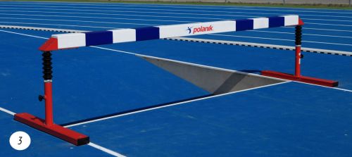 Барьер для стипль-чеза с деревянной планкой, регулируемый POLANIK PP-366 (для водных ям)#2 Барьер для стипль-чеза с деревянной планкой, регулируемый POLANIK PP-366 (для водных ям)#2