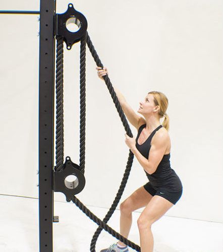 Тренажёр для канатов "Двойная бочка" без каната#2