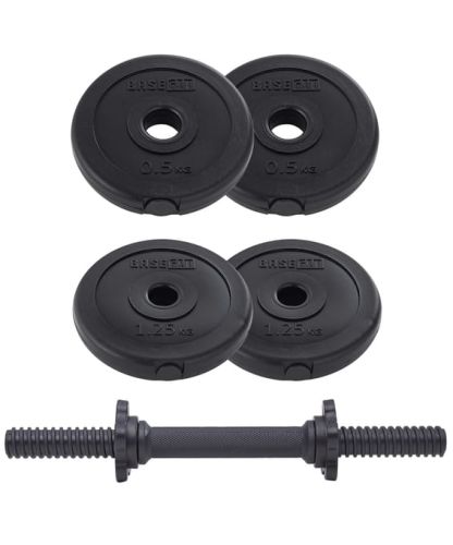 Гантель разборная пластиковая BASEFIT DB-717 4 кг#2