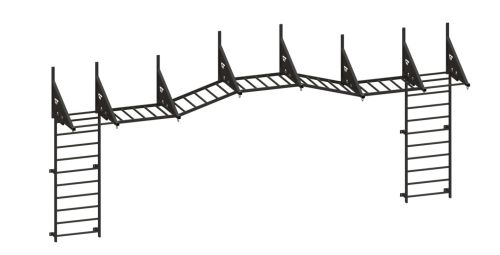 Рукоход пристенный 7 п.м. СТ-350#2