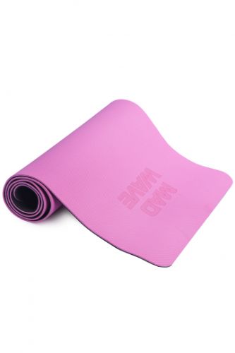 Коврик для йоги MADWAVE Yoga Mat TPE double layer 183х61х0,6 см (розовый)#2