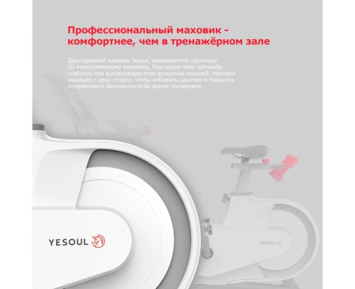 Велотренажер YESOUL BV1-W PLUS 21.5 белый (дисплей 21.5")#6 Велотренажер YESOUL BV1-W PLUS 21.5 белый (дисплей 21.5")#6