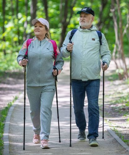 Палки для скандинавской ходьбы BERGER Explorer 67-135 см (3-секционные)#6