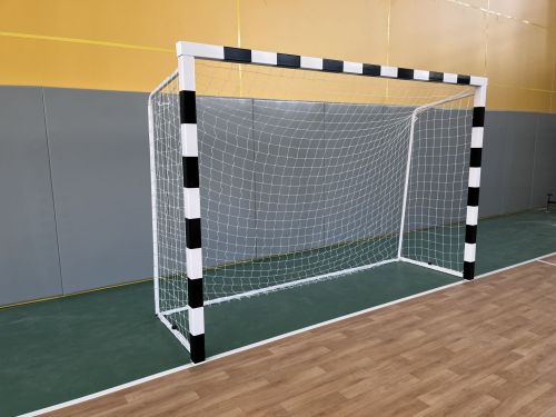 Ворота для мини-футбола/гандбола 3х2м стальные, разборные 80х80мм (разметка пленкой) СТ-310#2