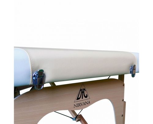 Массажный стол DFC NIRVANA Relax (дерев. ножки) бежевый + кремовый#6 Массажный стол DFC NIRVANA Relax (дерев. ножки) бежевый + кремовый#6