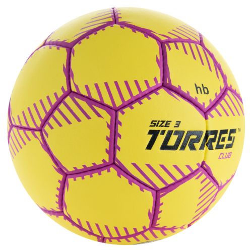 Мяч гандбольный TORRES Club №3 (желтый)#2